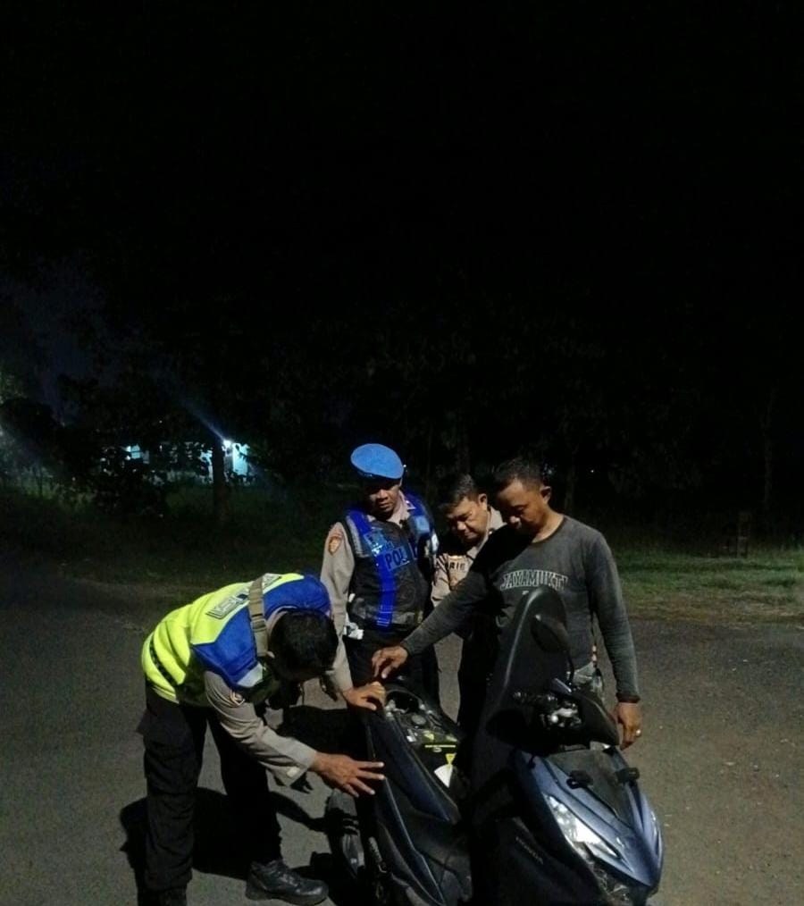 Polsek Banyusari Gencar Melaksanakan Razia Sepeda Motor Berknalpot Brong