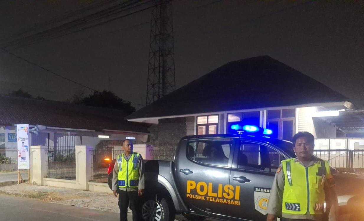 Gelar KRYD di Lingkungan Masyarakat, Polsek Telagasari Pastikan Kondusivitas Lingkungan Terjaga