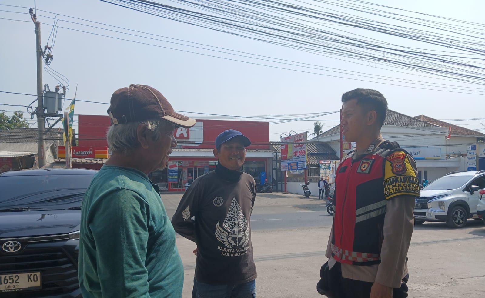 Bhabinkamtibmas Polsek Telagasari Sambangi Warga Binaan dan Sampaikan Himbauan Kamtibmas