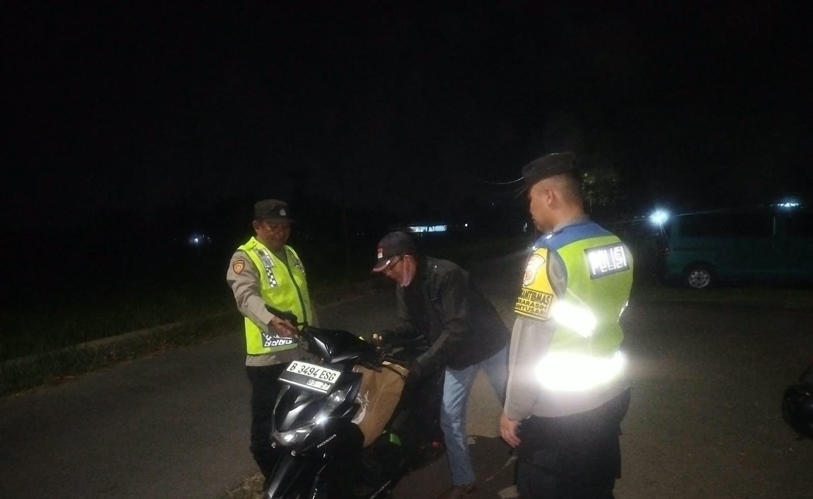 Polsek Banyusari Gencar Melaksanakan Razia Sepeda Motor Berknalpot Brong