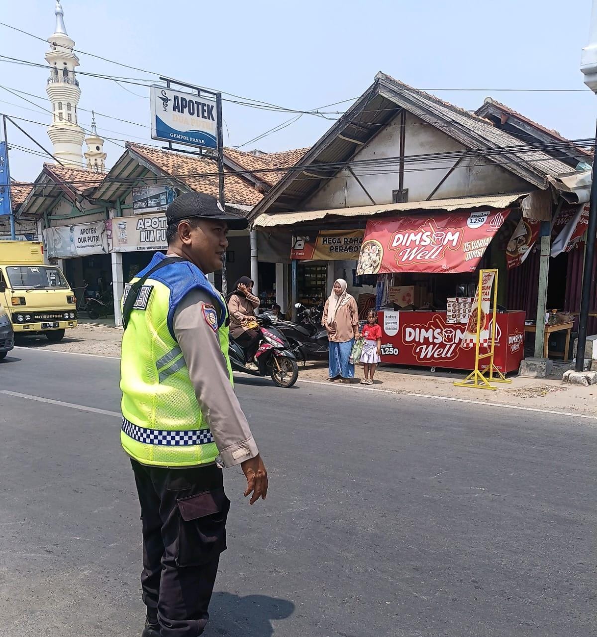 Prekat Polsek Banyusari Giat Patroli Jalan Raya Antisipasi Kejahatan