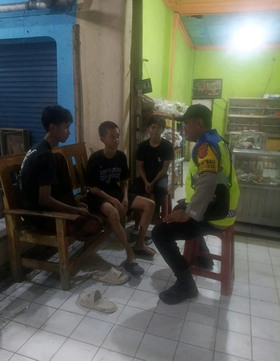 Kunjungi BRI Gempol Patroli Prekat Polsek Banyusari di Malam Hari