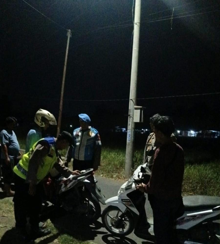 Polsek Banyusari Gencar Melaksanakan Razia Sepeda Motor Berknalpot Brong