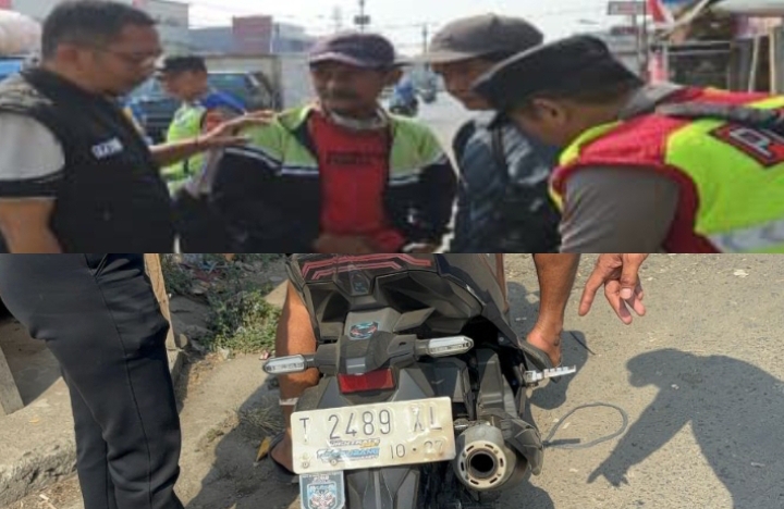 Polsek Klari Gelar Razia Gabungan Skala Besar Antisipasi Premanisme dan Pengguna Knalpot Brong