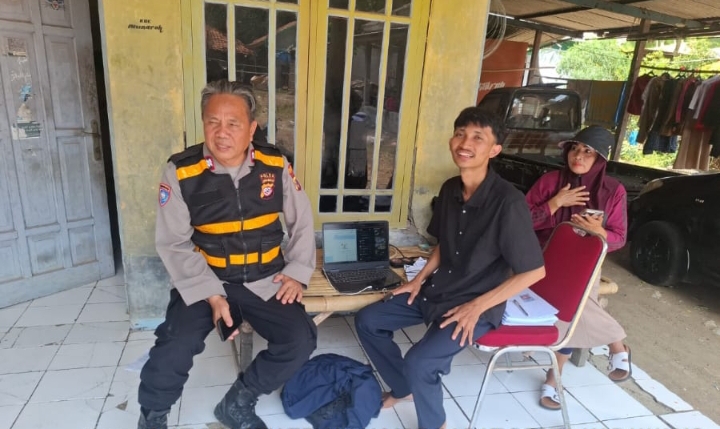 Waspada TPPO, Polsek Telukjambe Barat Ingatkan Warga Dusun Citoke