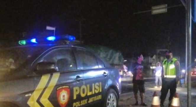Patroli Malam Polsek Jatisari Pastikan Wilayah RS Puri Asih Aman dan Kondusif
