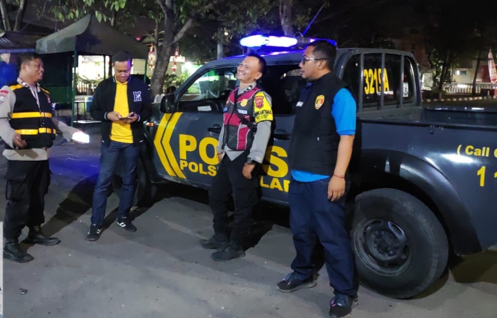 Gabungan Personil Piket Fungsi Polsek Klari Lakukan Patroli Malam di Wilayah Rawan Kamtibmas