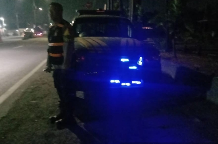 Polsek Klari Laksanakan KRYD, Sasaran Jalan Raya Klari Pancawati