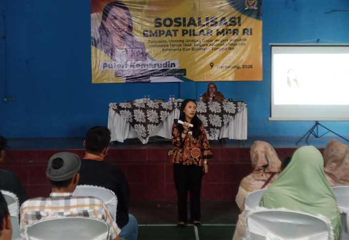 Puteri Komarudin Sosialisasikan Empat Pilar MPR RI di Cikampek, Dorong Masyarakat Amalkan Nilai Kebangsaan