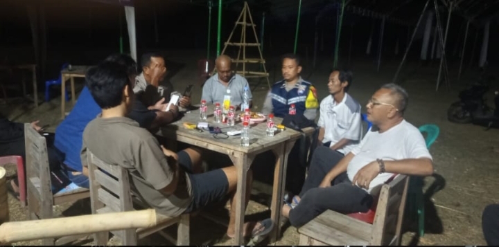 Bhabinkamtibmas Polsek Jatisari Patroli Sapa Warga, Ajak Warga Balonggandu Jaga Kamtibmas