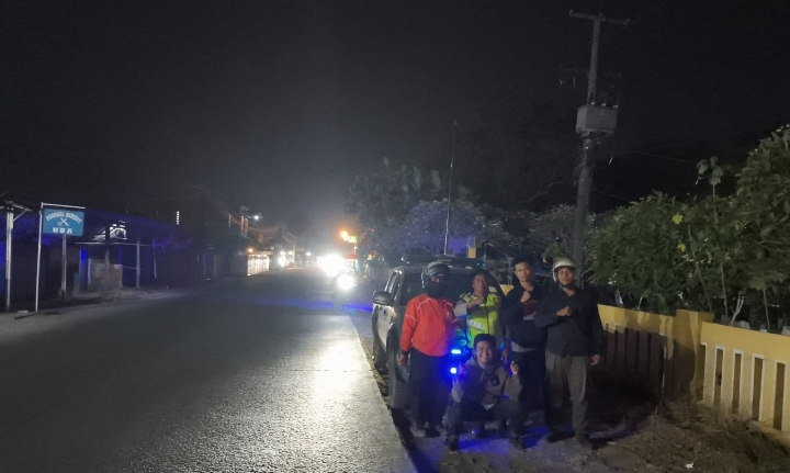 Patroli Strong Point Polsek Klari Sasaran Depan Perum Terangsari