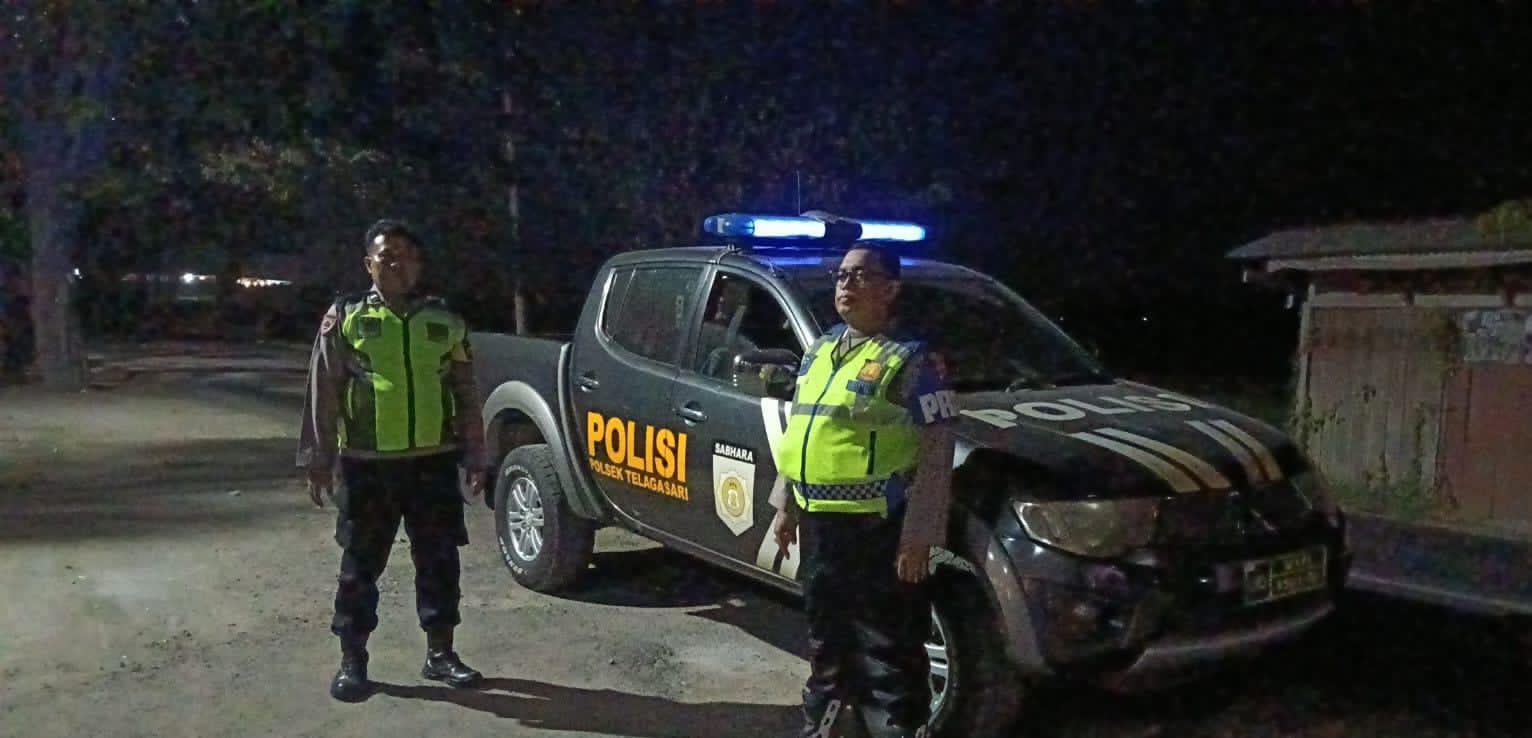 Jaga Perbatasan, Polsek Telagasari Lakukan KRYD Antisipasi Gukamtibmas Malam