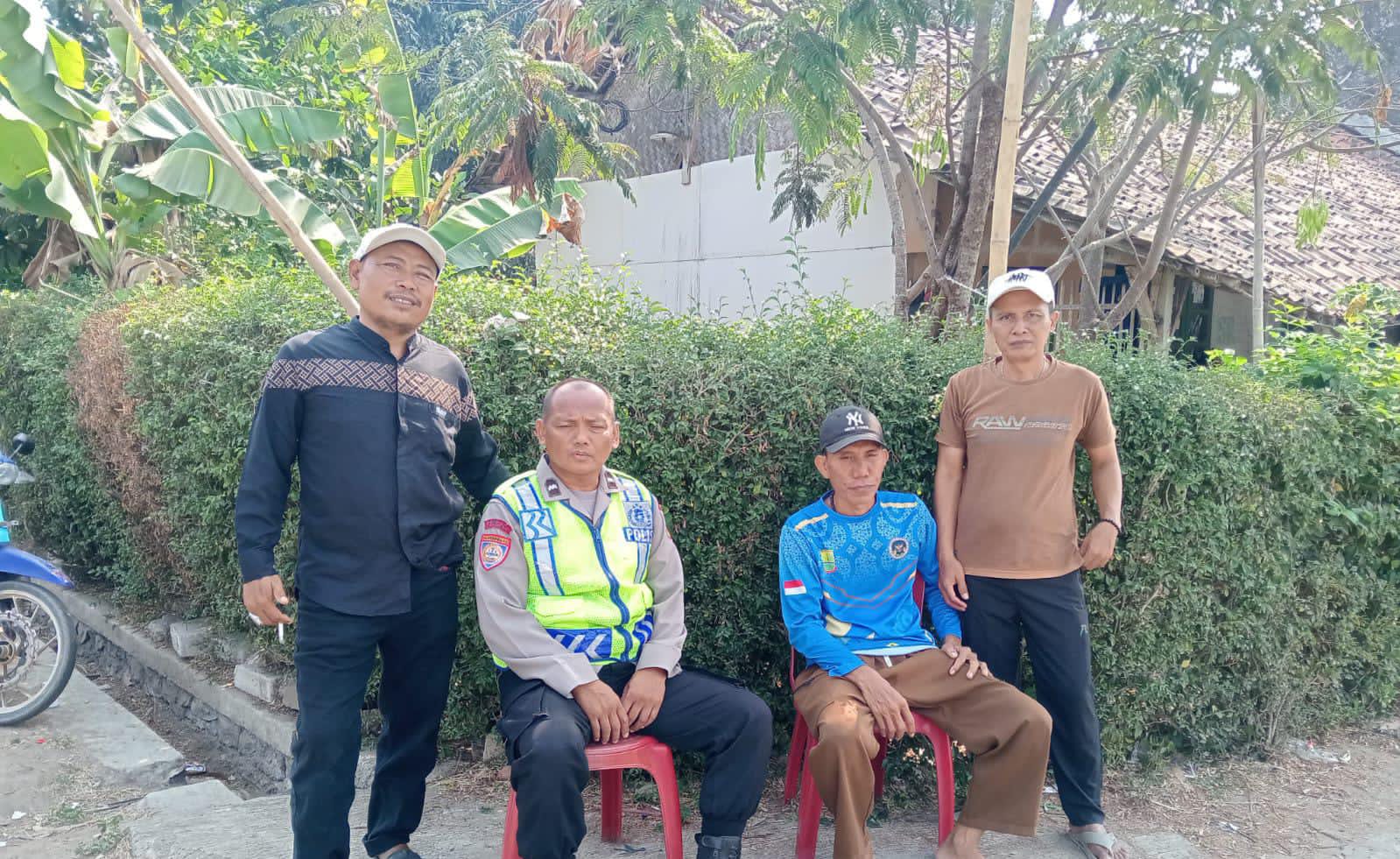 Jaga Kondusifitas Lingkungan, Bhabinkamtibmas Polsek Telagasari Sampaikan Himbauan Kepada Warga Binaan