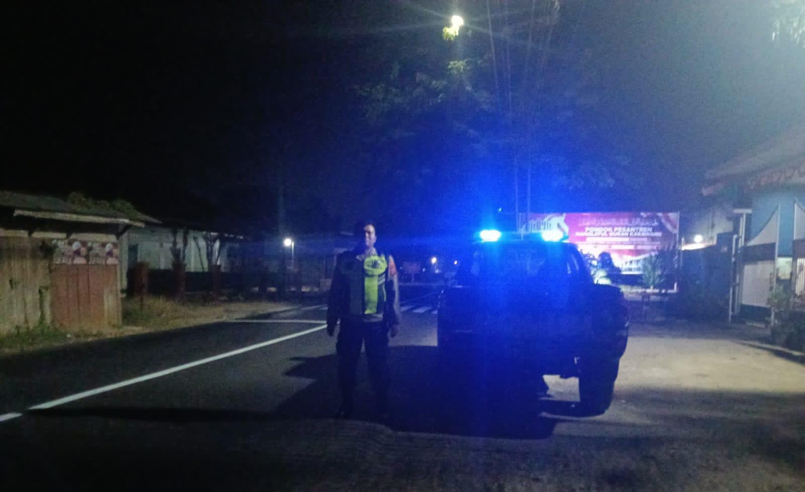 Polsek Telagasari Susuri Wilayah Rawan Cegah Gukamtibmas