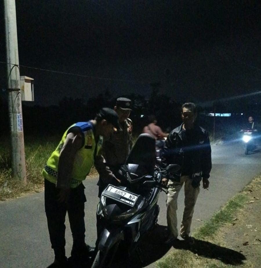 Polsek Banyusari Gencar Melaksanakan Razia Sepeda Motor Berknalpot Brong