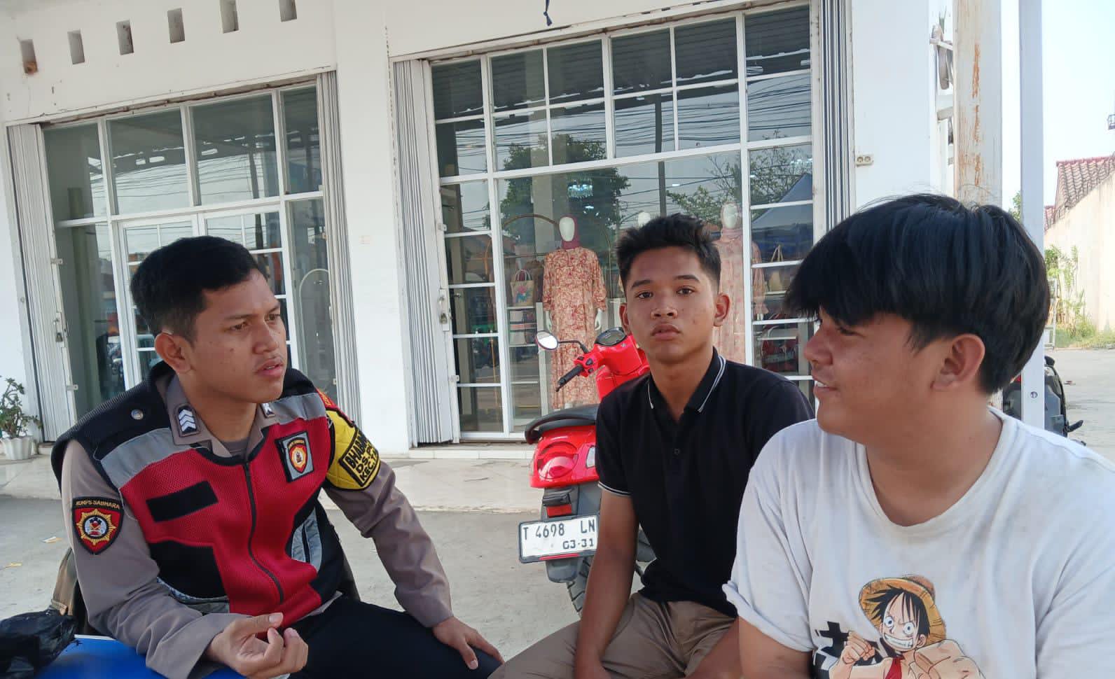 Bhabinkamtibmas Polsek Telagasari Sebar Himbau Lawan TPPO