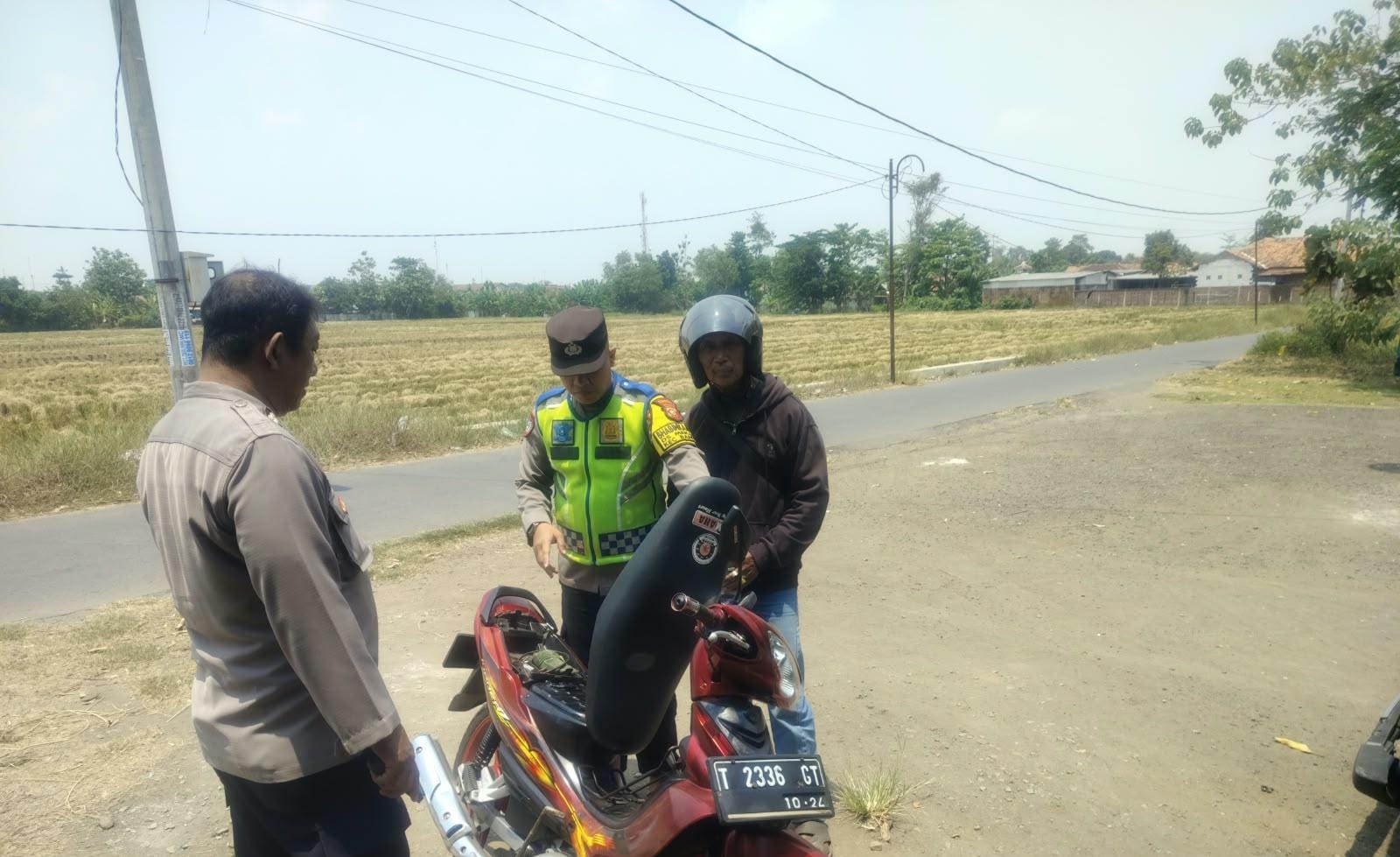 Polsek Banyusari Gencar Melaksanakan Razia Sepeda Motor Berknalpot Brong