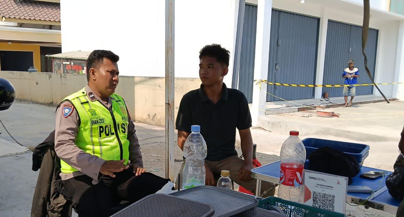 Bhabinkamtibmas Polsek Telagasari Sebar Himbauan Antisipasi Kenakalan Remaja