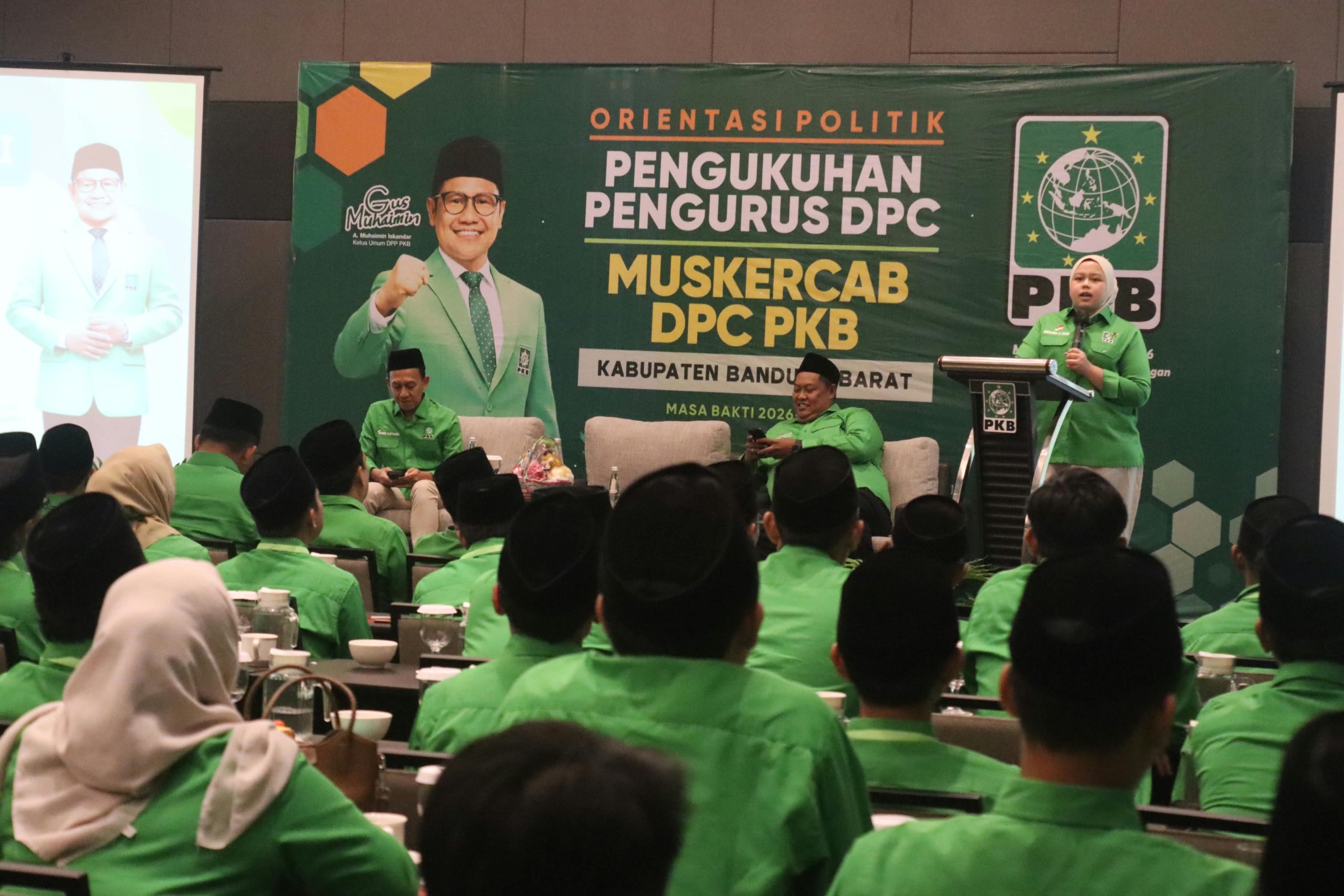 Humaira Zahrotun Noor Jadi Pemateri dalam Orientasi Politik dan Muskercab DPC PKB Bandung Barat