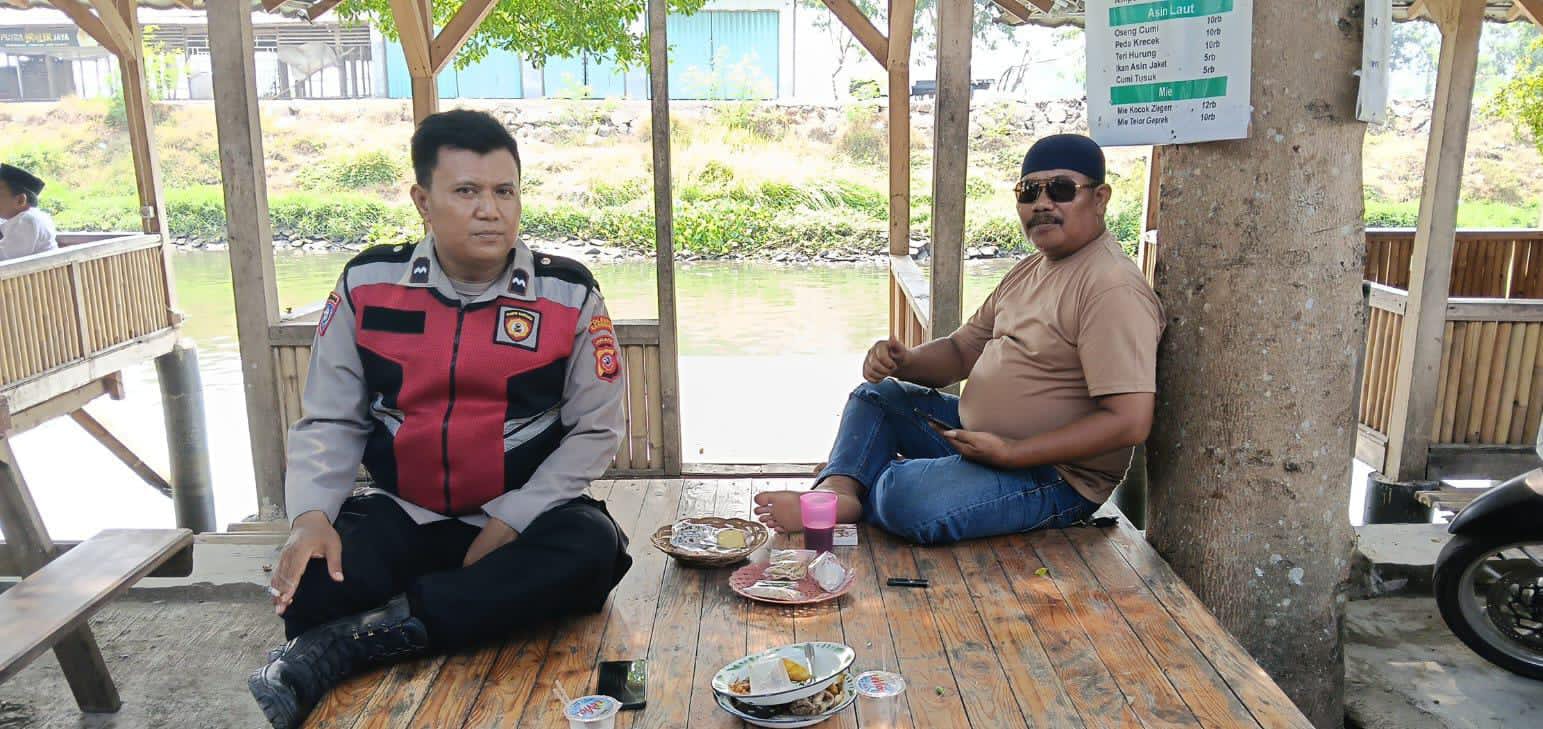 Bhabinkamtibmas Polsek Telagasari Serukan Himbauan Terkait Kewaspadaan Terhadap TPPO di Desa Binaan