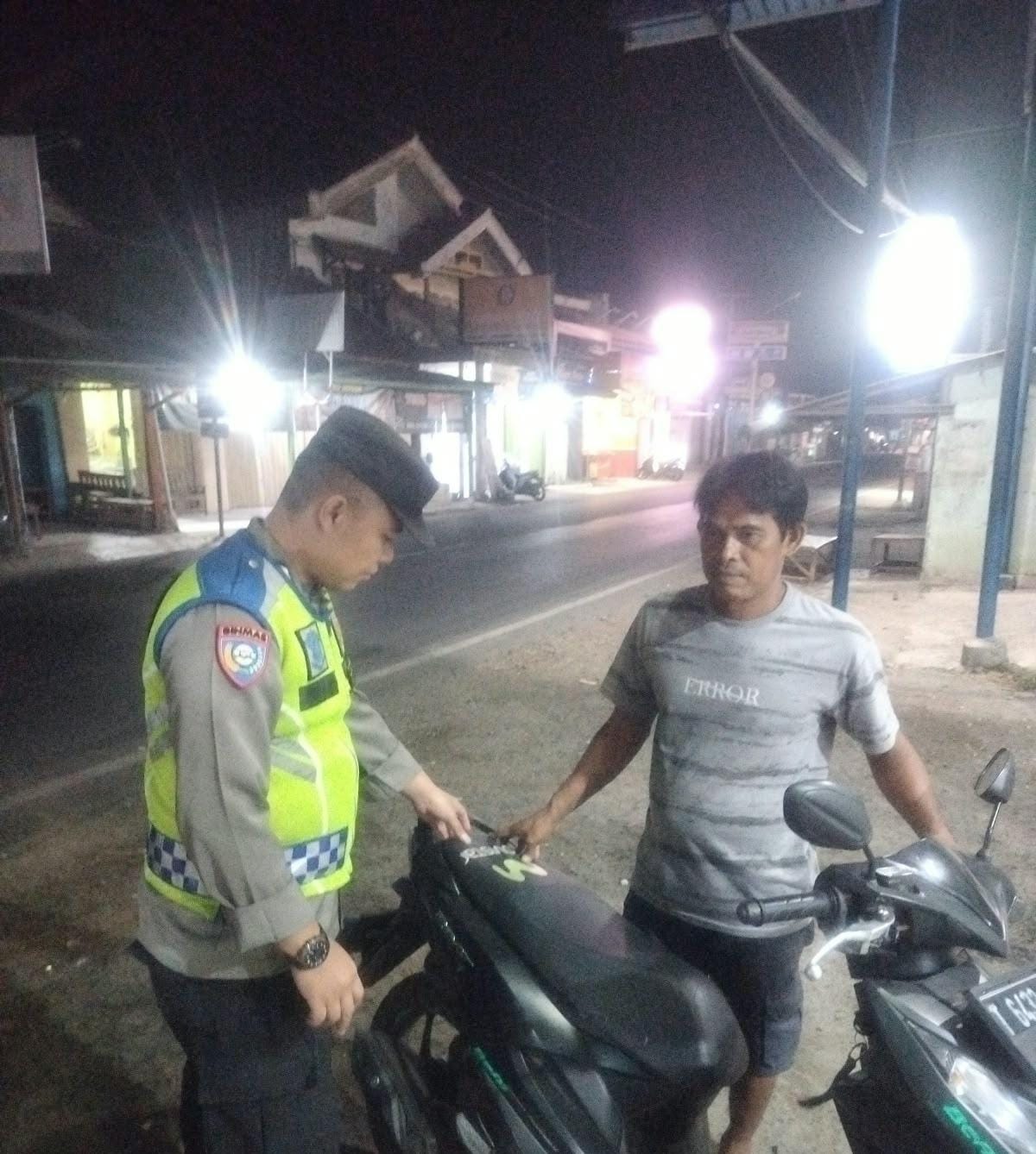 Polsek Banyusari Gencar Melaksanakan Razia Sepeda Motor Berknalpot Brong
