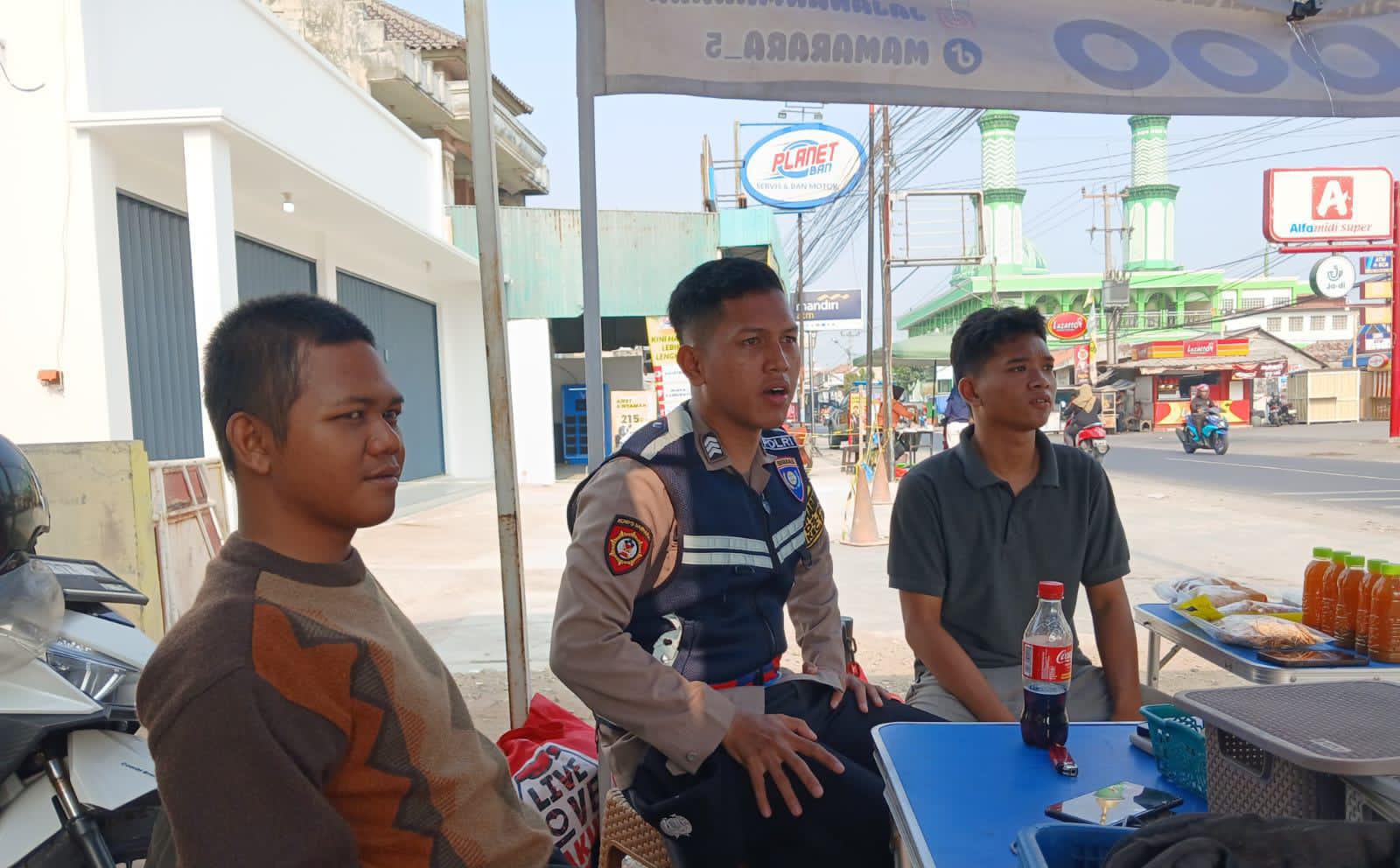 Bhabinkamtibmas Polsek Telagasari Sebar Himbau Lawan TPPO