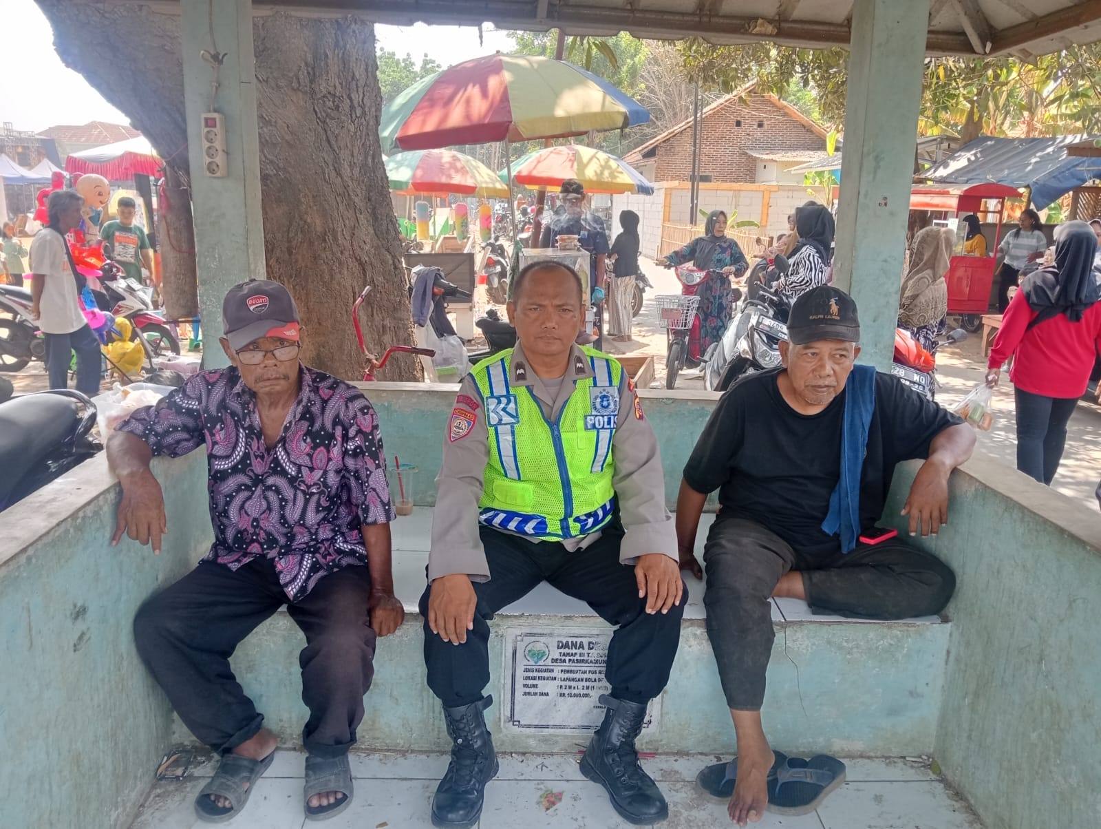 Cegah Penyebaran TPPO, Bhabinkamtibmas Polsek Telagasari Sebar Himbauan Kepada Masyarakat