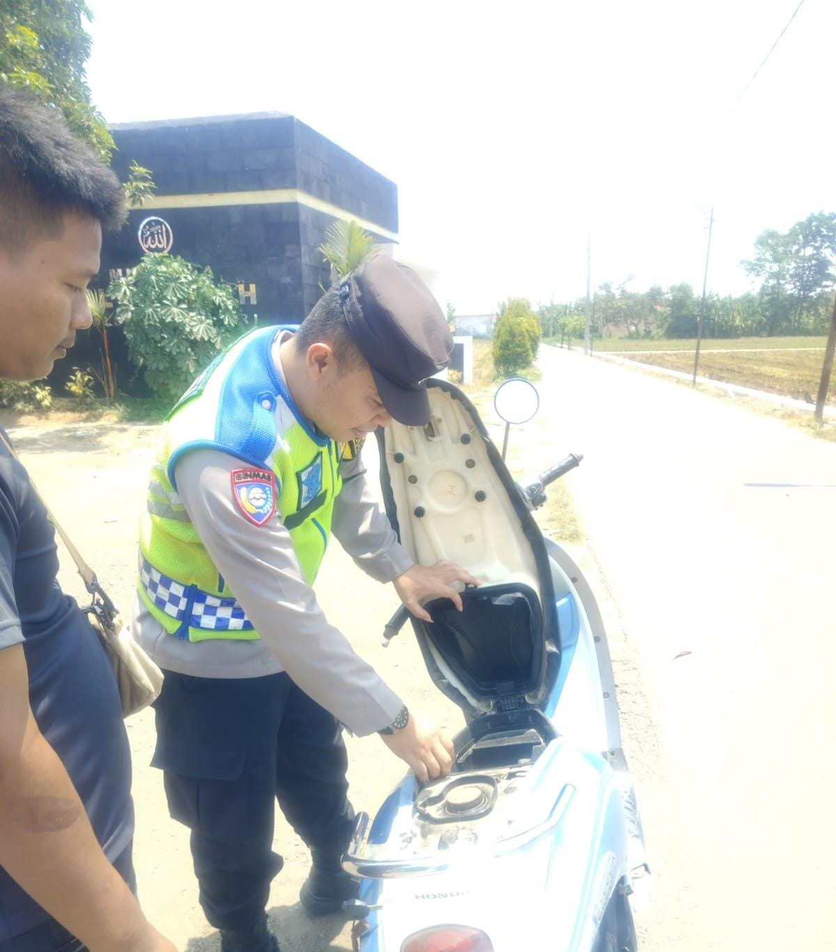 Polsek Banyusari Gencar Melaksanakan Razia Sepeda Motor Berknalpot Brong