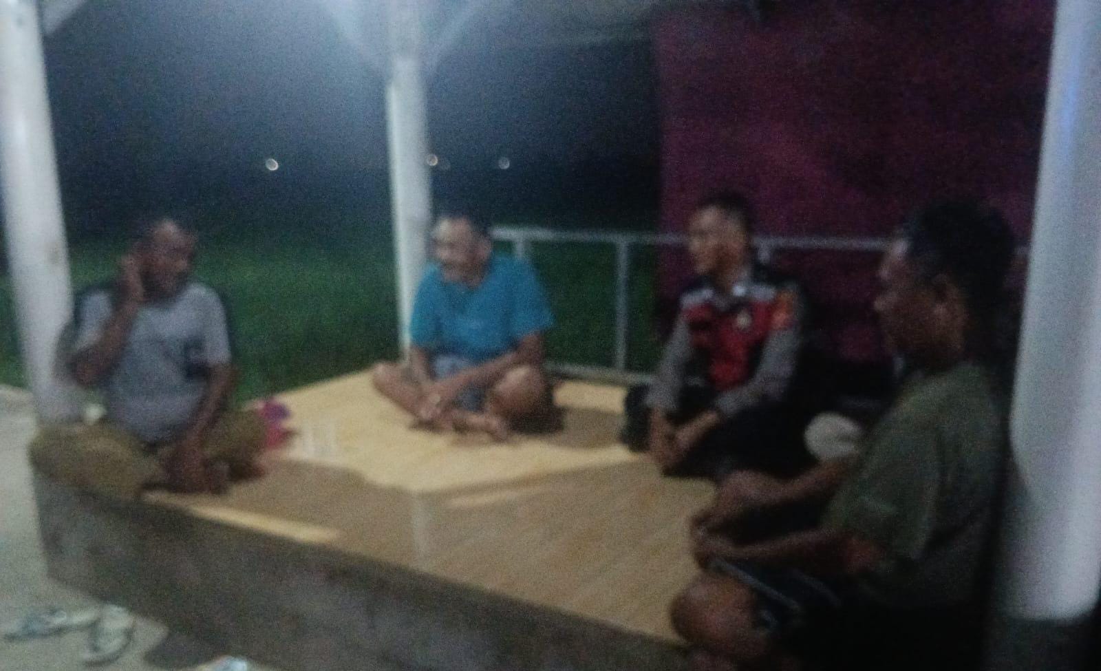 Bhabinkamtibmas Polsek Telagasari Gencar Perkuat Giat Siskamling Warga Binaan Untuk Cegah Gukamtibmas