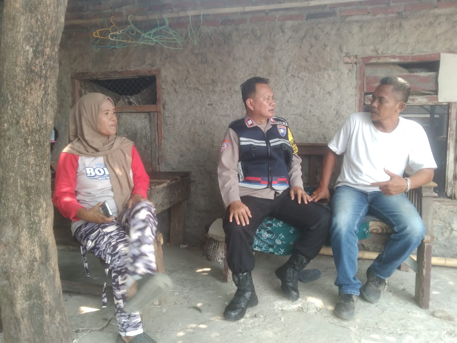 Ciptakan Kondusifitas Lingkungan, Polsek Telagasari Sebar Himbauan Kamtibmas