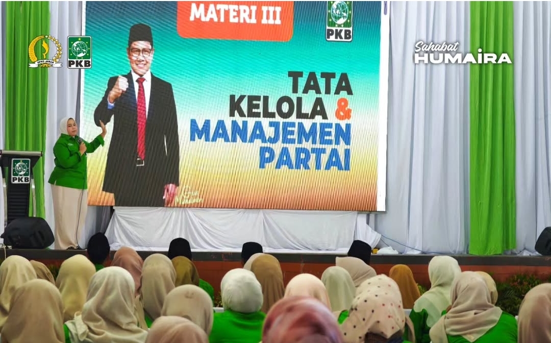 Humaira Zahrotun Noor Jadi Pemateri Orientasi Politik dan Pengukuhan Pengurus DPC PKB Sumedang