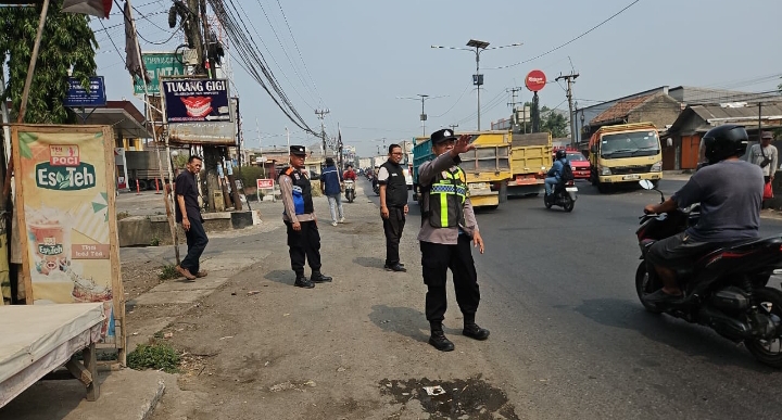 Antisipasi Kejahatan Jalanan, Polsek Klari Intensifkan Patroli di Pantura Desa Duren