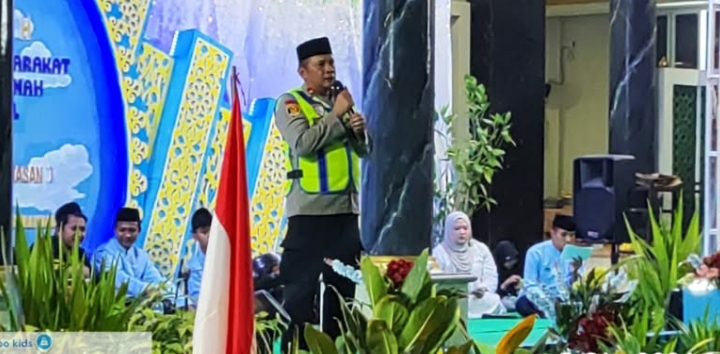 Kapolsek Klari Hadiri Peringatan Maulid Nabi Muhammad SAW, Ini Pesan Kamtibmas