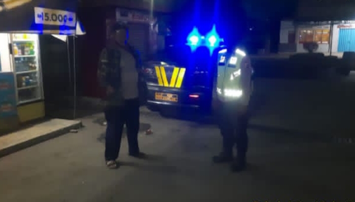 ‎Patroli Personel Polsek Jatisari Sisir Jalan Raya Pantura Balonggandu Antisipasi Tawuran, Balap Liar, dan C3