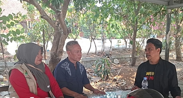 ‎Jelang Pilkades Serentak 2026, IK Polsek Telukjambe Barat Sambangi Panitia Tim 11