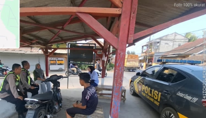 Polsek Telukjambe Barat Ingatkan Warga Pasir Congcot Waspadai TPPO