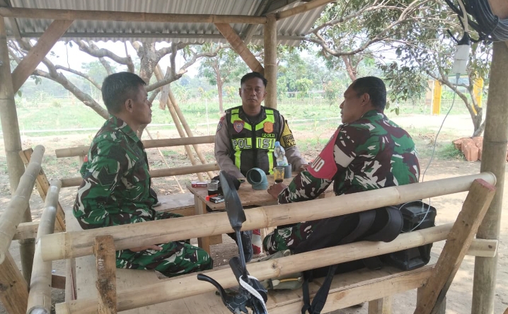 Sinergitas TNI-POLRI Bahas Kamtibmas Jelang Pilkades di Wilayah Klari