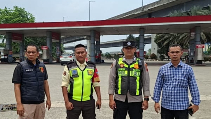 Polsek Telukjambe Barat Lakukan Patroli Sasaran Rest Area KM 42B