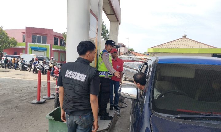 Polsek Klari Monitoring Stok BBM SPBU Duren