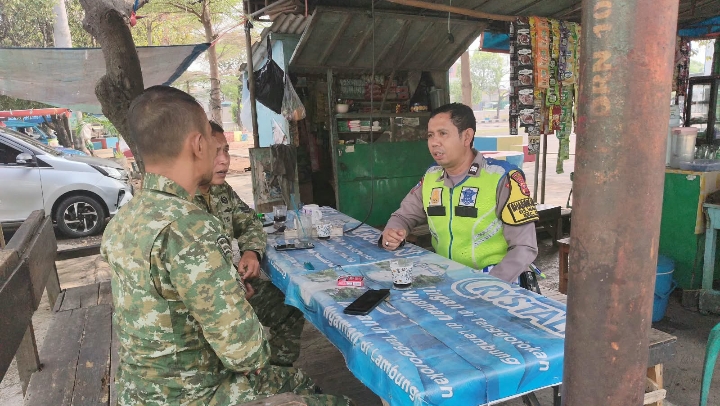 Perkuat Sinergitas TNI-POLRI, Polsek Klari Silaturahmi Bersama Anggota Koramil ‎